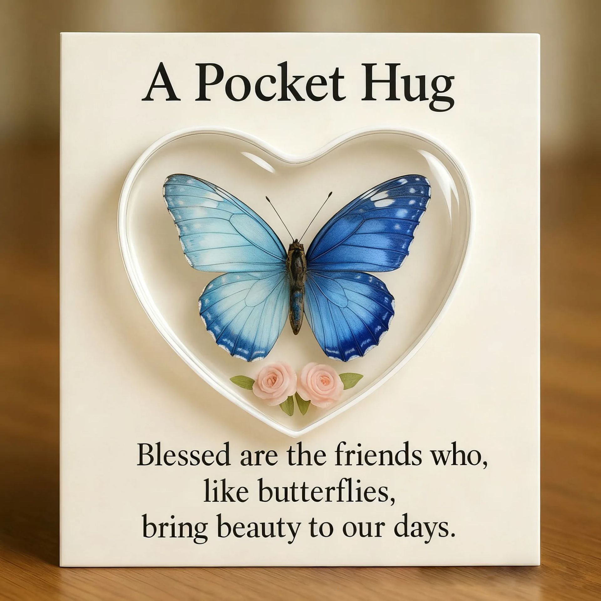 Butterfly Pocket Hug Card