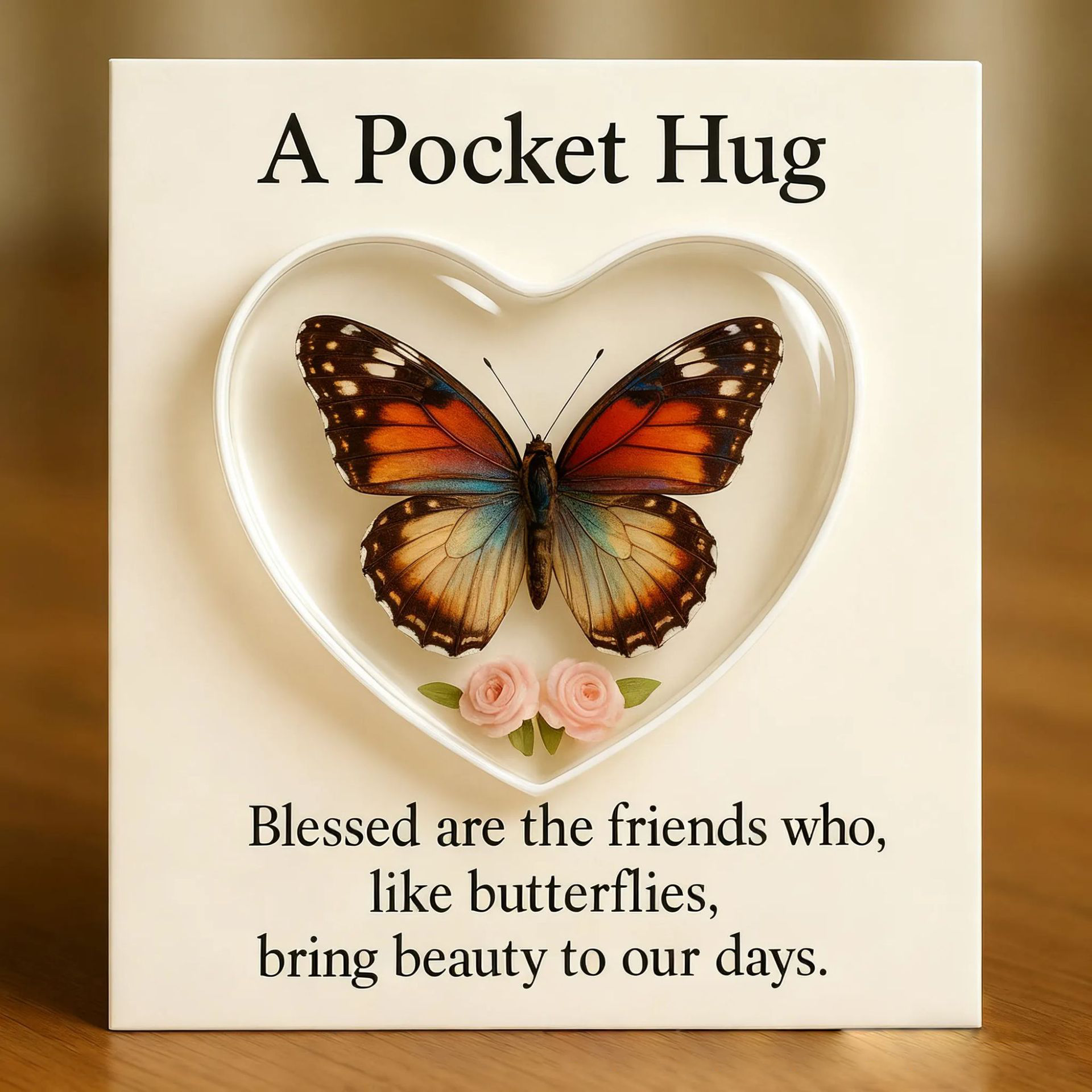 Butterfly Pocket Hug Card
