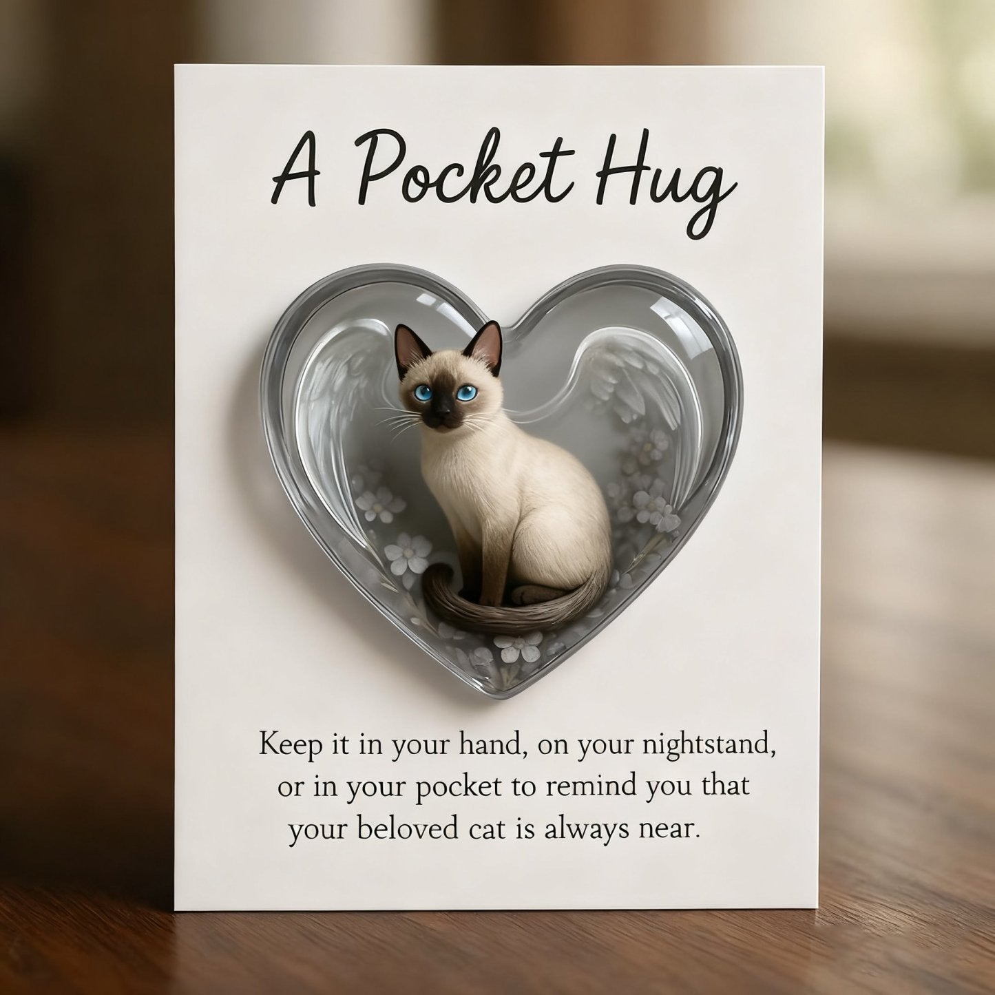 Cat keepsake card
