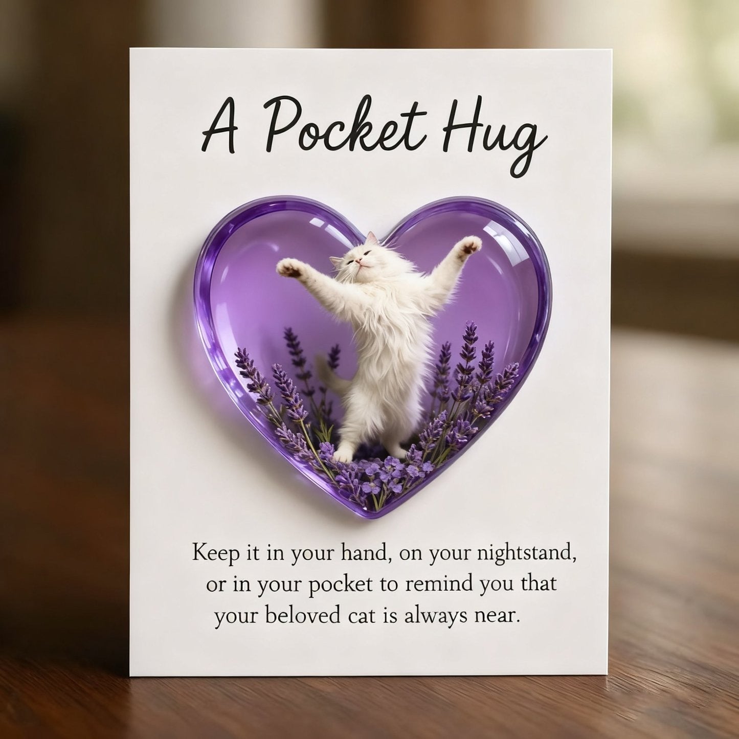 Cat keepsake card