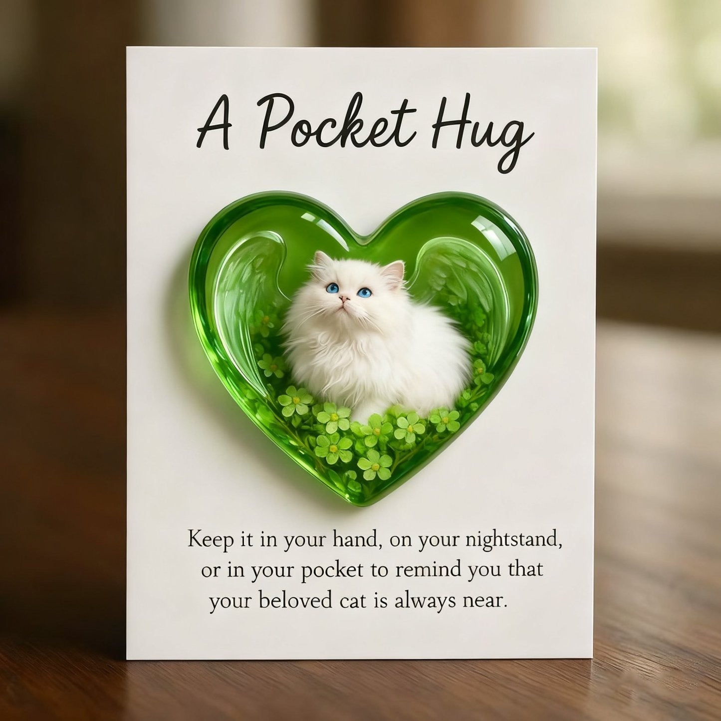 Cat keepsake card