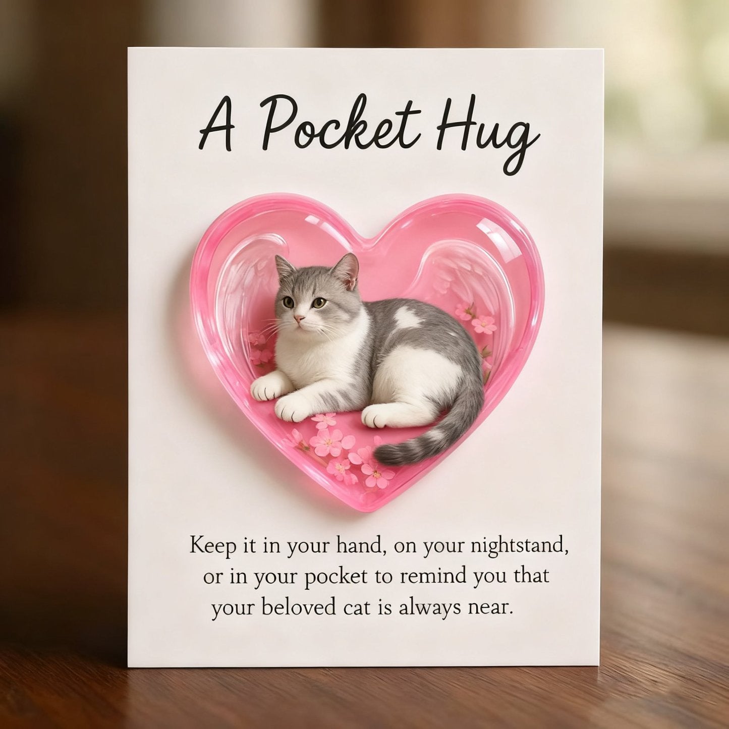 Cat keepsake card