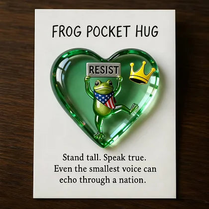 Frog Pocket Hug Card